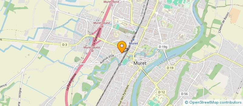 localisation de l'entreprise MONSIEUR NAIM GUIDDOUM  MURET