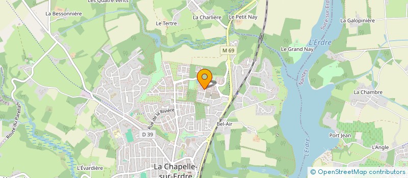 localisation de l'entreprise MONSIEUR NAIM HAJO à LA CHAPELLE-SUR-ERDRE