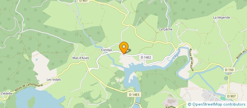 localisation de l'entreprise MONSIEUR NAIM HAKIM à LA SALVETAT-SUR-AGOUT