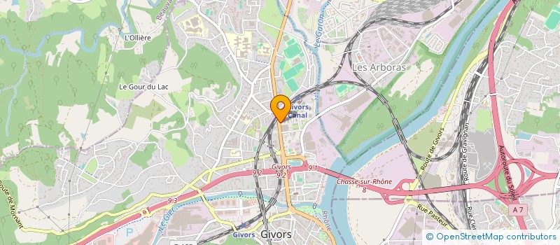 localisation de l'entreprise MONSIEUR NAIM HAMMOUNI  GIVORS