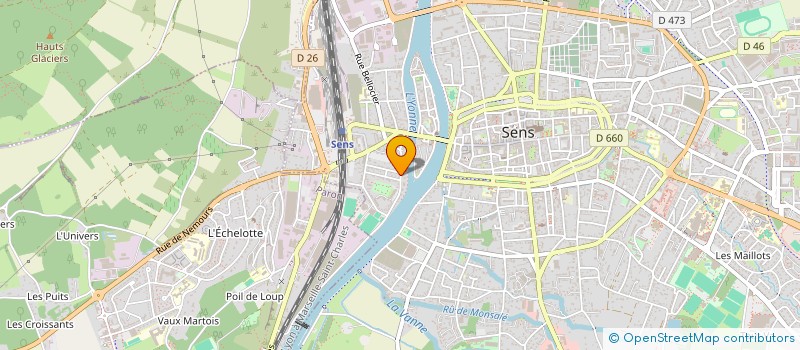 localisation de l'entreprise MONSIEUR NAIM JAMMALI  SENS