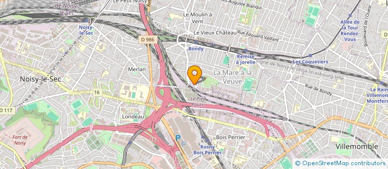 localisation de l'entreprise MONSIEUR NAIM KHANCHOUCHE  BONDY