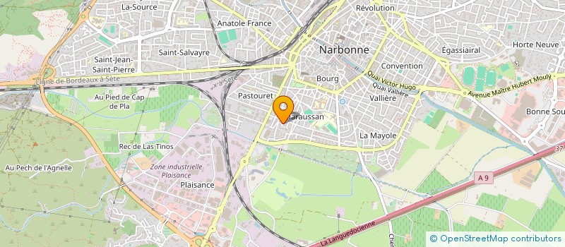 localisation de l'entreprise MONSIEUR NAIM MEJBRI à NARBONNE