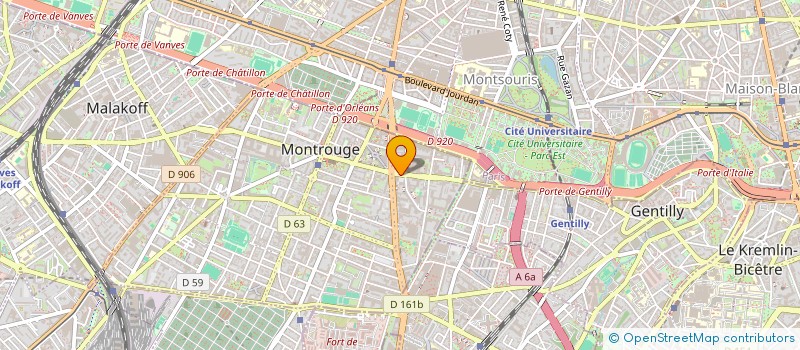 localisation de l'entreprise MONSIEUR NAIM METTOUCHI  MONTROUGE