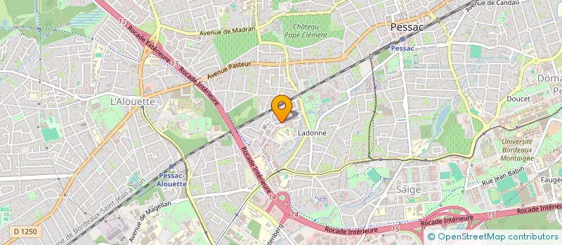 localisation de l'entreprise MONSIEUR NAIM OUFRASSI  PESSAC