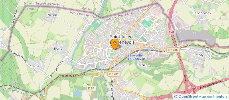 localisation de l'entreprise MONSIEUR NAIM OUGHRISS SOUHIR  SAINT-JULIEN-EN-GENEVOIS