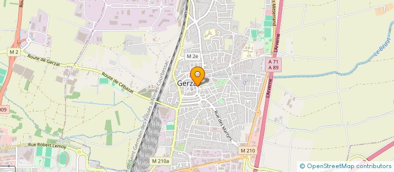 localisation de l'entreprise MONSIEUR NAIM RODIER  GERZAT