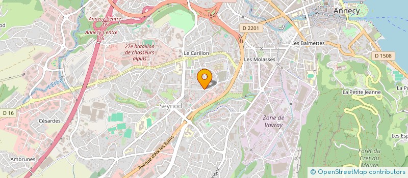 localisation de l'entreprise MONSIEUR NAIM SADIKU à ANNECY