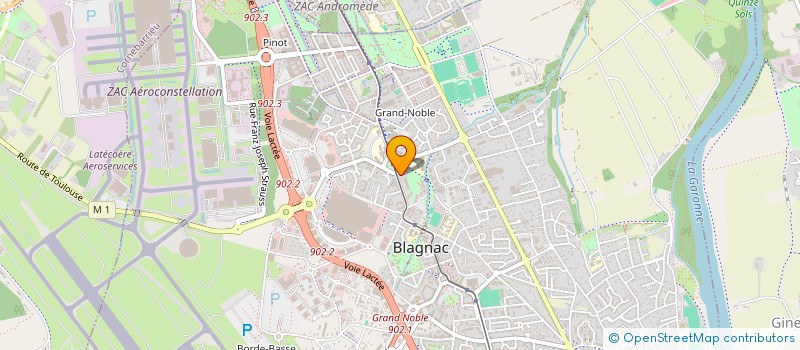 localisation de l'entreprise MONSIEUR NAIM SAHBANI  BLAGNAC