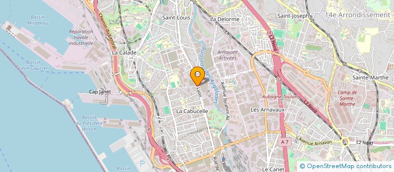 localisation de l'entreprise MONSIEUR NAIM SAID  MARSEILLE