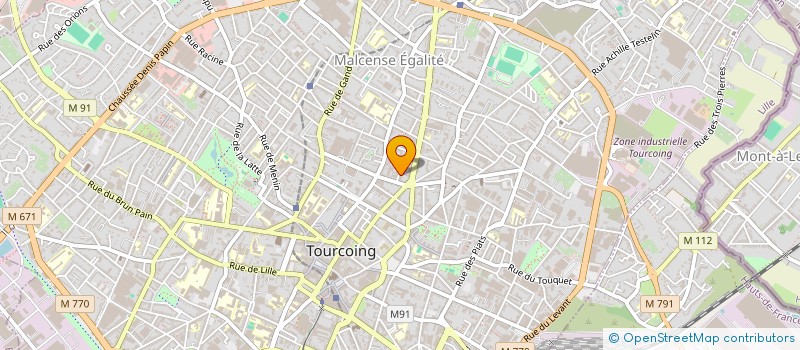 localisation de l'entreprise MONSIEUR NAIM ZELMATI  TOURCOING