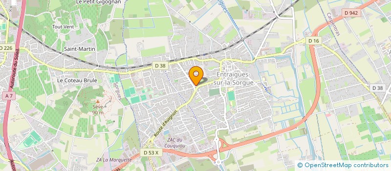 localisation de l'entreprise MONSIEUR NAIMA AAROUCH  ENTRAIGUES-SUR-LA-SORGUE