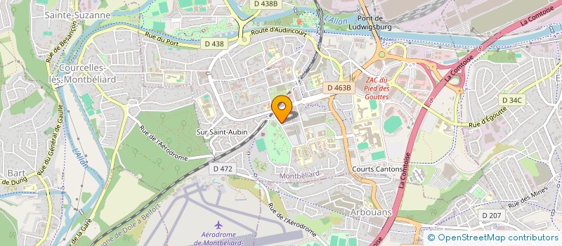 localisation de l'entreprise MONSIEUR NAIMATULLAH DARDMAN  MONTBELIARD