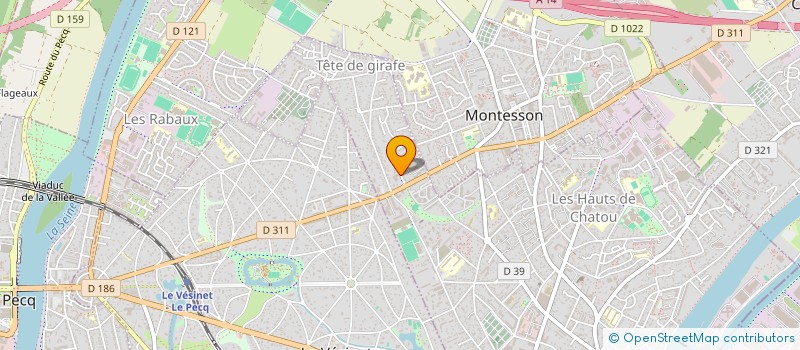 localisation de l'entreprise MONSIEUR NAIME ANJILOU  CHATOU