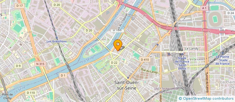 localisation de l'entreprise MONSIEUR NAIME KHOUDJA à SAINT-OUEN-SUR-SEINE
