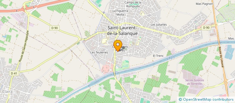 localisation de l'entreprise MONSIEUR NAIMI LOUIFI  SAINT-LAURENT-DE-LA-SALANQUE