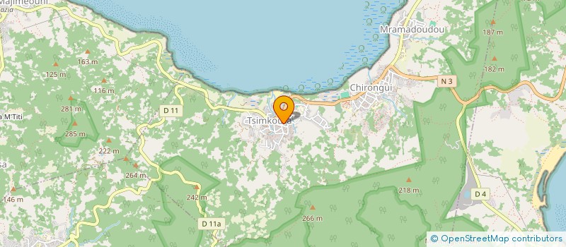 localisation de l'entreprise MONSIEUR NAIMOUDINE HAMADA à CHIRONGUI