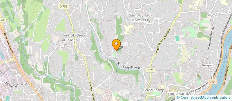 localisation de l'entreprise MONSIEUR NAIMOUDINE HOUMADI  SAINT-CYR-AU-MONT-D'OR