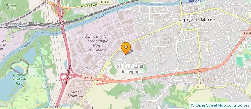 localisation de l'entreprise MONSIEUR NAJEEB RAHMANI  THORIGNY-SUR-MARNE