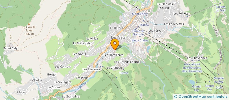 localisation de l'entreprise MONSIEUR NAJEEB REHMAN à LES GETS
