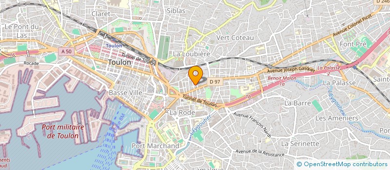 localisation de l'entreprise MONSIEUR NAJEH BEN AICHA  TOULON