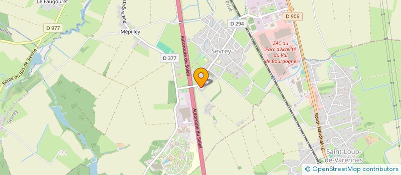 localisation de l'entreprise MONSIEUR NAJEH BEN SEDIRA  SEVREY