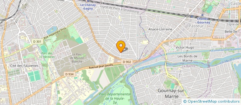 localisation de l'entreprise MONSIEUR NAJEH HNAINIA  GAGNY