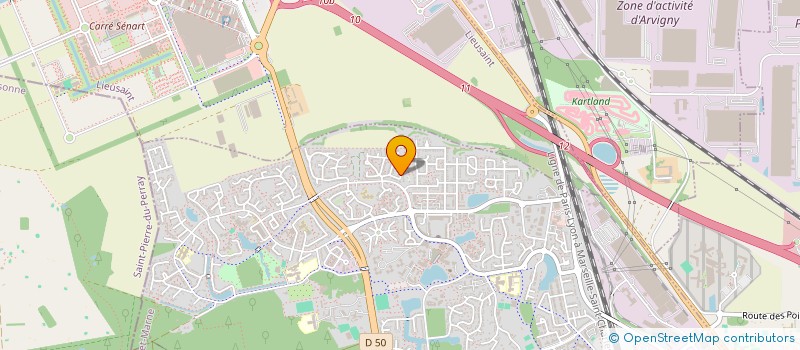 localisation de l'entreprise MONSIEUR NAJEM MALKI  SAVIGNY-LE-TEMPLE