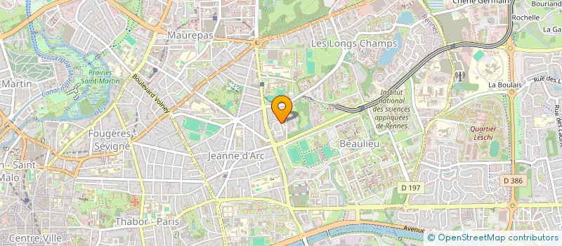 localisation de l'entreprise MONSIEUR NAJEMAH MOHAMMADI  RENNES