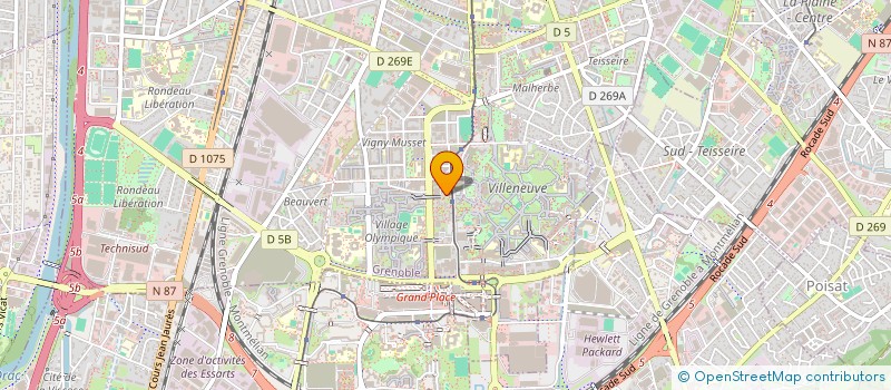 localisation de l'entreprise MONSIEUR NAJI AHMED MOHAMED  GRENOBLE