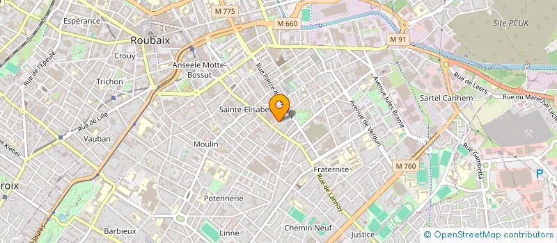 localisation de l'entreprise MONSIEUR NAJI BENNACEUR  ROUBAIX