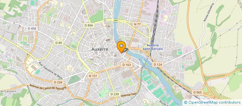 localisation de l'entreprise MONSIEUR NAJI BENSAF à AUXERRE