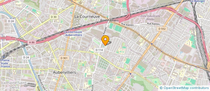 localisation de l'entreprise MONSIEUR NAJI EL MEHDI  AUBERVILLIERS