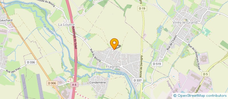 localisation de l'entreprise MONSIEUR NAJI SAHLAOUI  FRAGNES-LA LOYERE