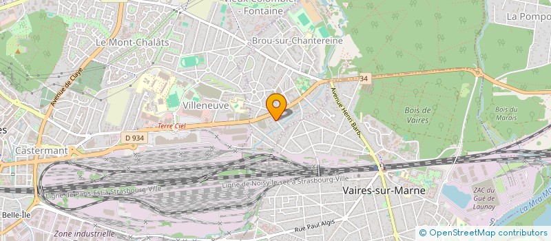 localisation de l'entreprise MONSIEUR NAJI SAHMIMI  BROU-SUR-CHANTEREINE