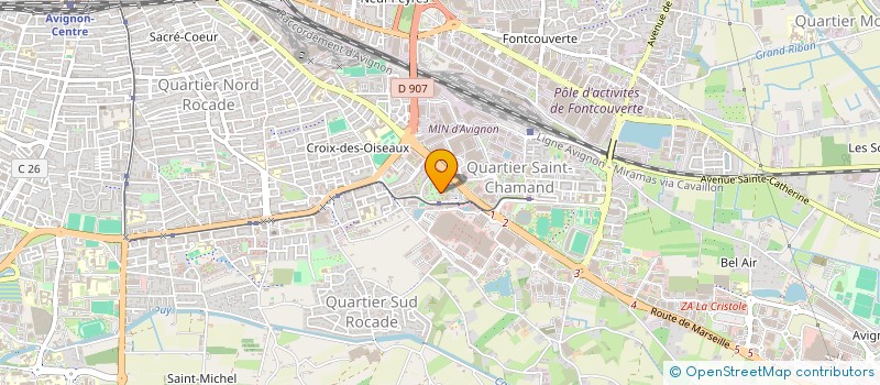 localisation de l'entreprise MONSIEUR NAJIB ADDOU  AVIGNON