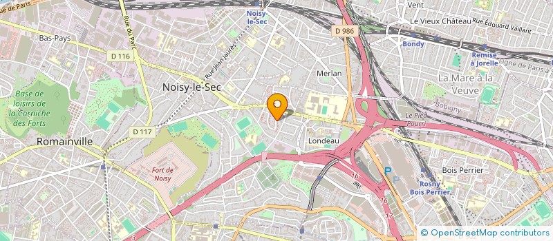 localisation de l'entreprise MONSIEUR NAJIB AYADI à NOISY-LE-SEC