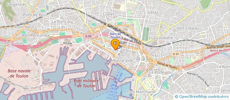 localisation de l'entreprise MONSIEUR NAJIB AZAMI à TOULON
