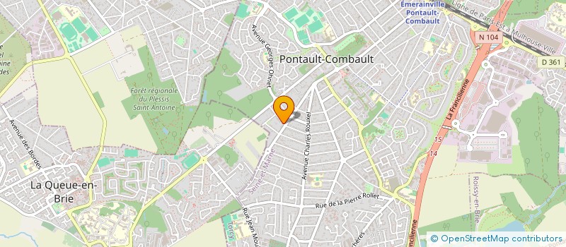 localisation de l'entreprise MONSIEUR NAJIB BELHADJ à PONTAULT-COMBAULT