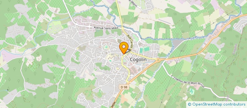 localisation de l'entreprise MONSIEUR NAJIB BEN AHMED à COGOLIN