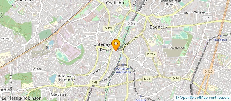 localisation de l'entreprise MONSIEUR NAJIB BEN SLAMA à FONTENAY-AUX-ROSES