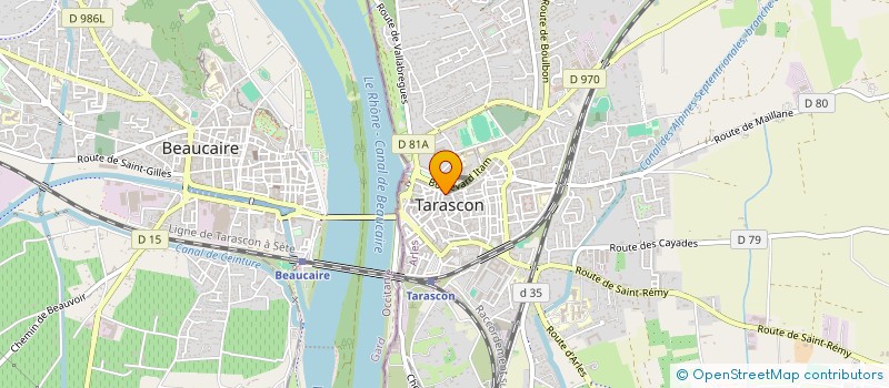 localisation de l'entreprise MONSIEUR NAJIB BENSIALI  TARASCON