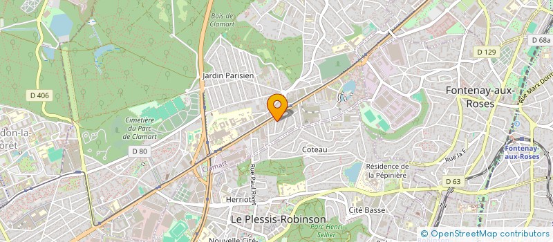 localisation de l'entreprise MONSIEUR NAJIB BOUARKOUB à CLAMART