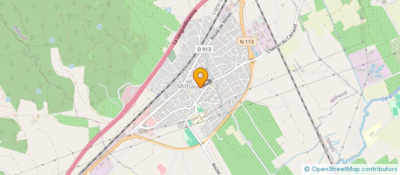 localisation de l'entreprise MONSIEUR NAJIB BOUSSALAH à MILHAUD