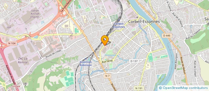 localisation de l'entreprise MONSIEUR NAJIB BRAHMI à CORBEIL-ESSONNES