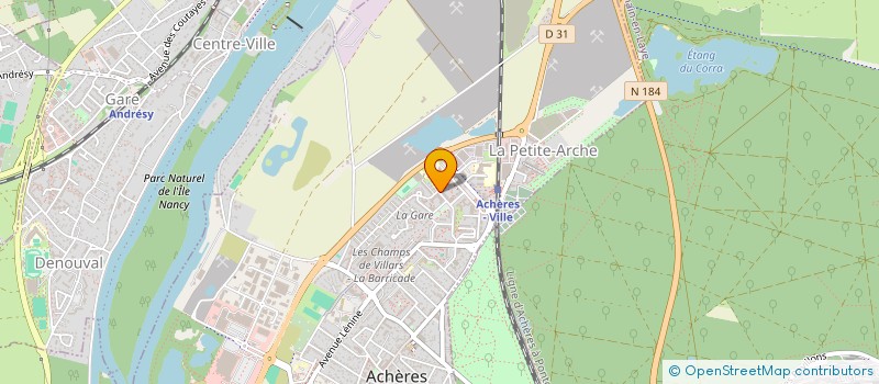 localisation de l'entreprise MONSIEUR NAJIB CHATEBRI  ACHERES