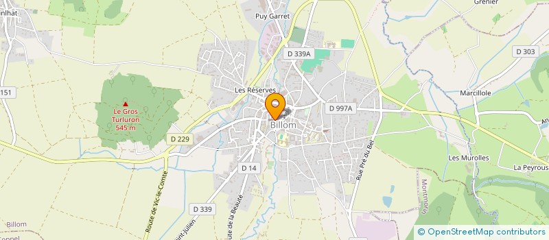 localisation de l'entreprise MONSIEUR NAJIB CHERGUI DARIF  BILLOM