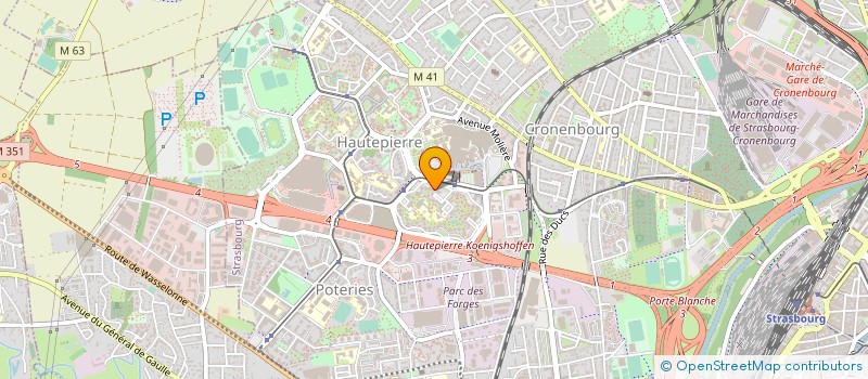 localisation de l'entreprise MONSIEUR NAJIB EL AMRANI à STRASBOURG