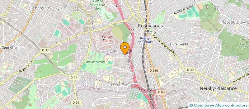 localisation de l'entreprise MONSIEUR NAJIB GONTARA à MONTREUIL