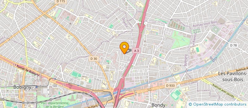 localisation de l'entreprise MONSIEUR NAJIB HAMZAOUI  BOBIGNY